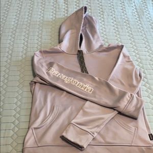Purple Patagonia sweatshirt